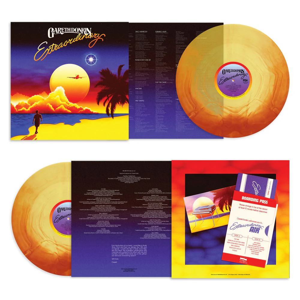 Gareth Donkin Extraordinary Vinyl LP Solar Flare Yellow & Orange Colour 2026 - Image 2