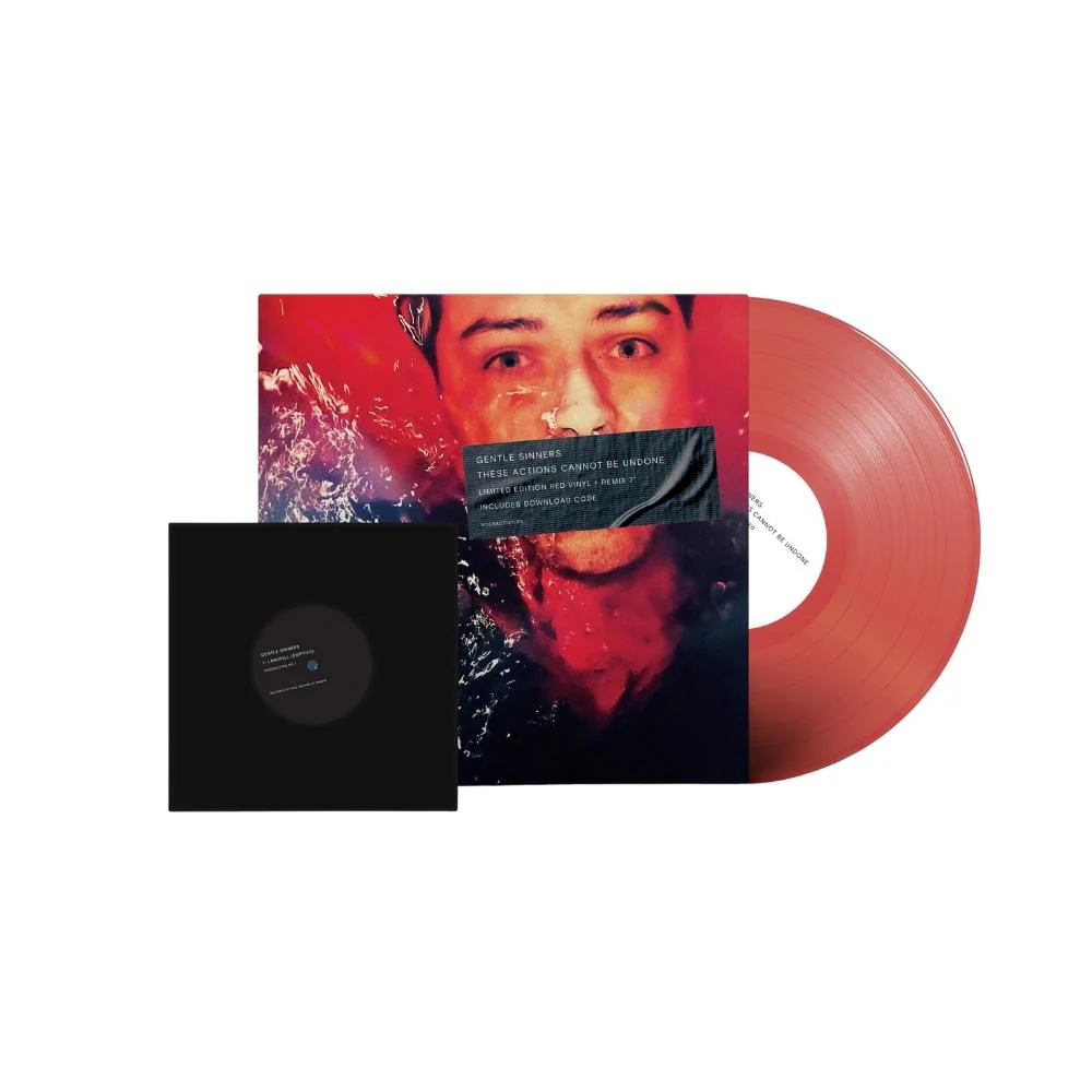 Gentle Sinners These Actions Cannot Be Undone Vinyl LP Indies Red Colour + 7" Single 2022 - Image 2