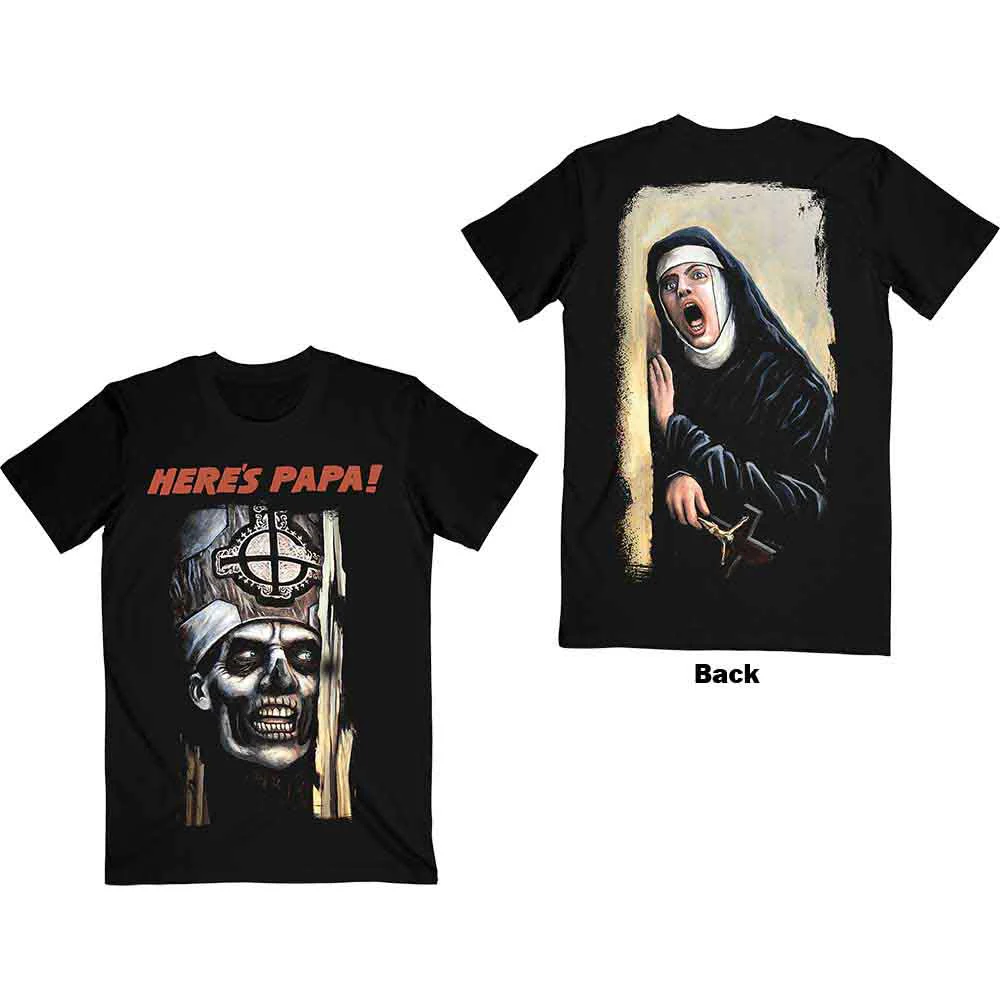 Ghost Here's Papa Back Black X-Large T-Shirt - Image 3