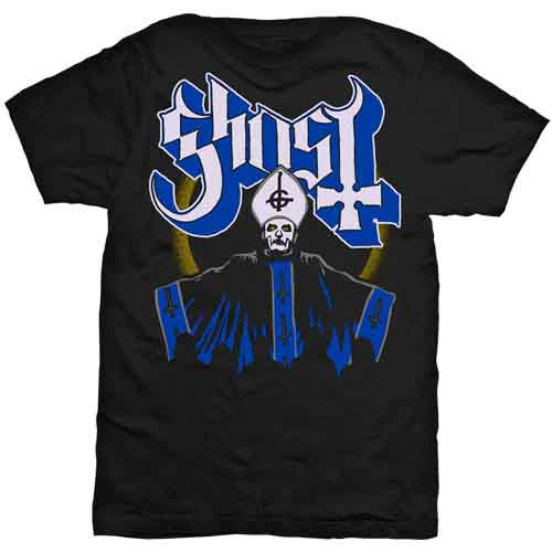 Ghost Papa & Band Black XX-Large T-Shirt