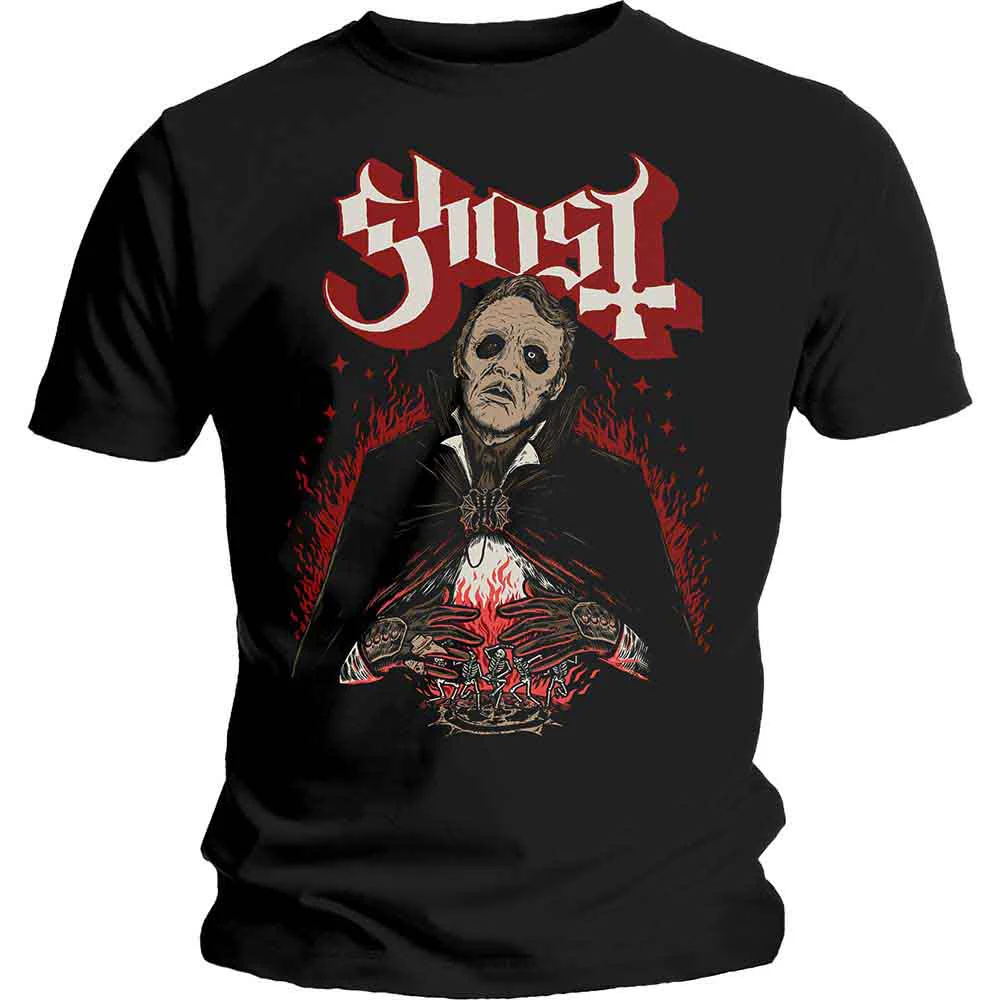 Ghost Red Dance Macabre Black XX-Large T-Shirt