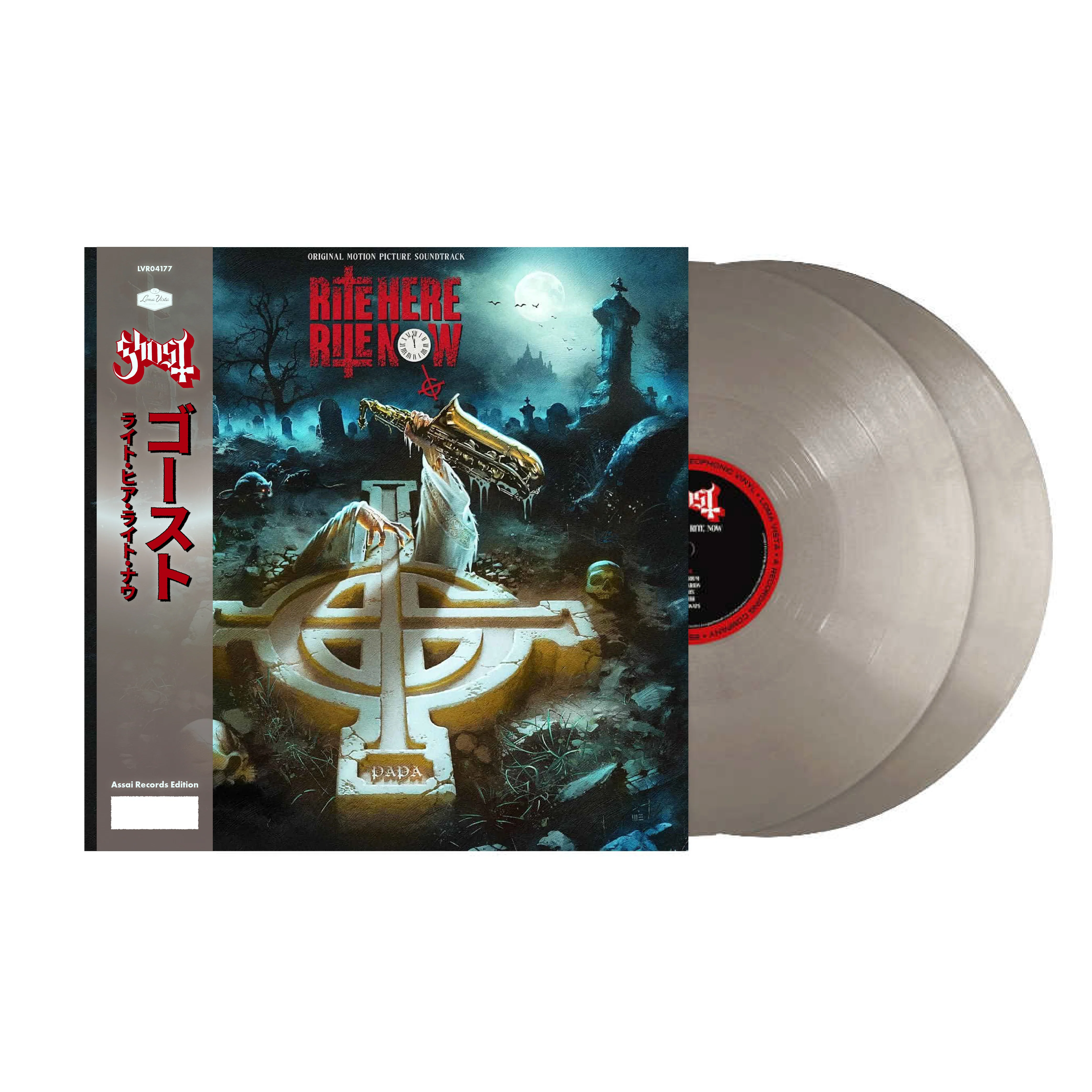 Ghost RITE HERE RITE NOW Vinyl LP Assai Obi Edition Opaque Silver Colour 2024 - Image 2