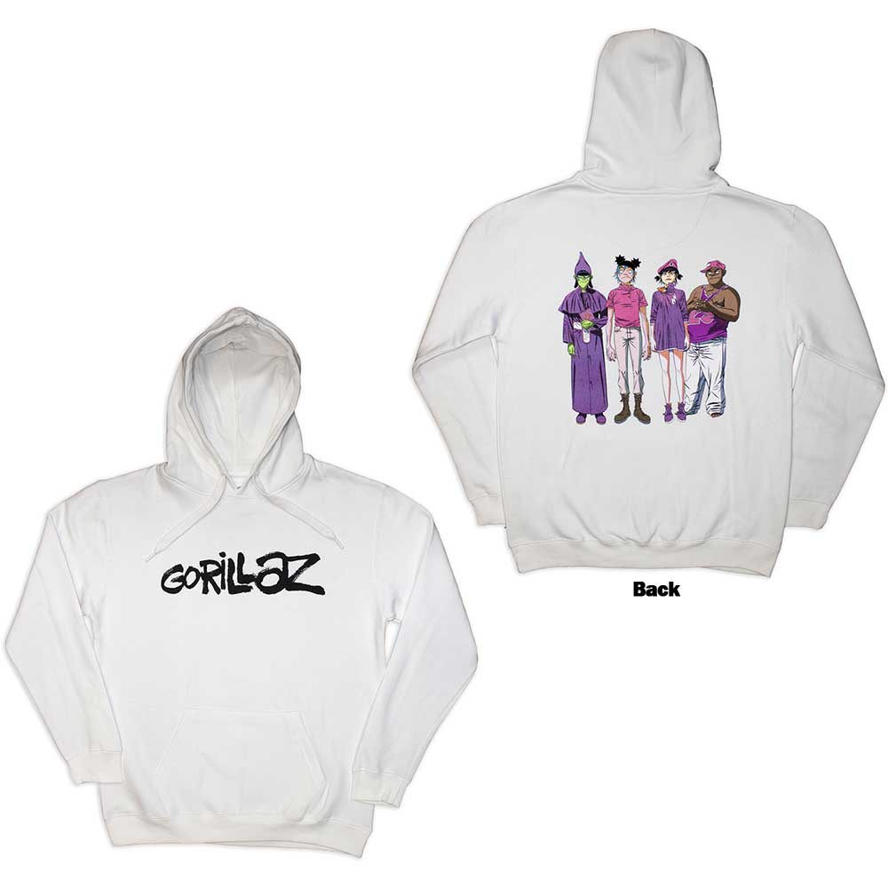 Gorillaz Cracker Island White X-Large Hoodie - Image 3