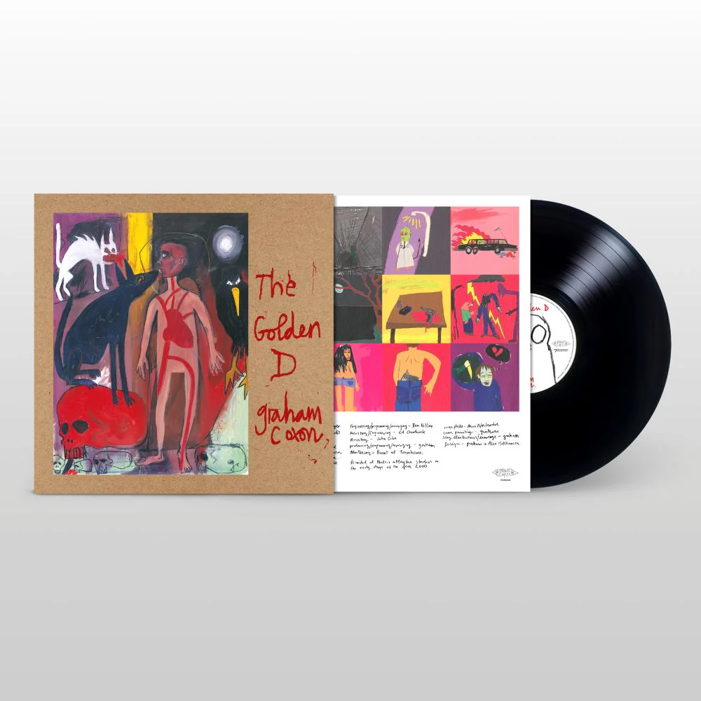 Graham Coxon The Golden D Vinyl LP + Four A6 postcards Due Out 19/06/26