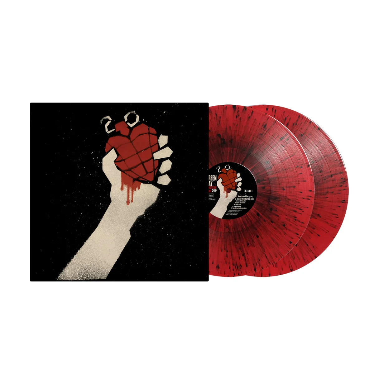 Green Day American Idiot Vinyl LP Red & Black Colour 2024 - Image 2