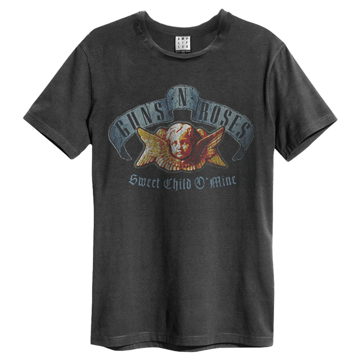 Guns N Roses Sweet Child O Mine Amplified Charcoal X-Large Unisex T-Shirt