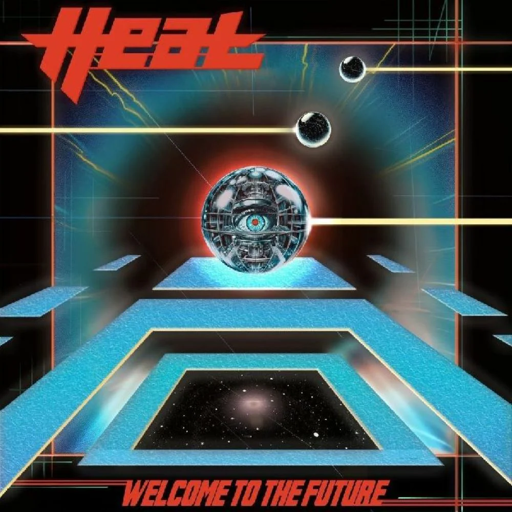 H.E.A.T Welcome To The Future Vinyl LP Transparent Neon Orange Colour 2025