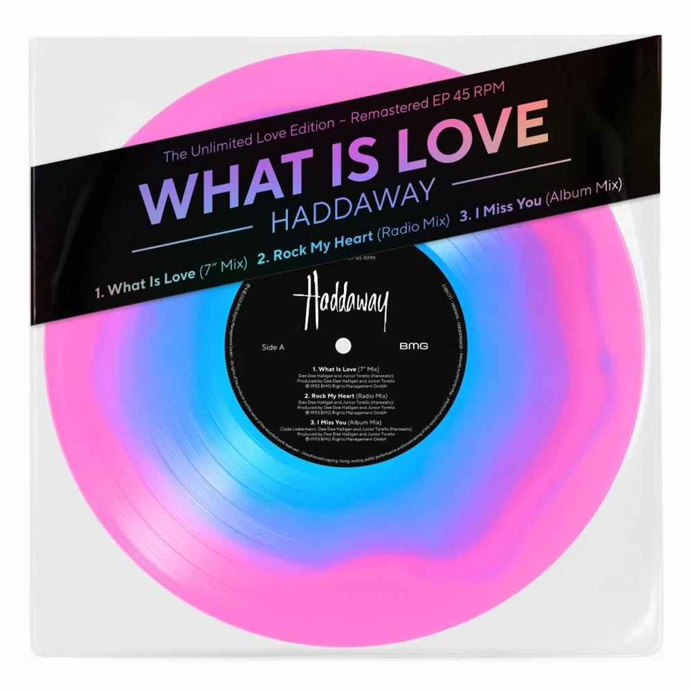 Haddaway What Is Love 10" Vinyl EP Multicolour 2025