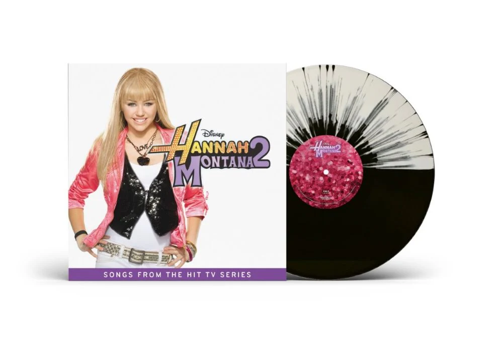 Hannah Montana Hannah Montana 2 Vinyl LP Stylized Black and White Colour 2026 - Image 2