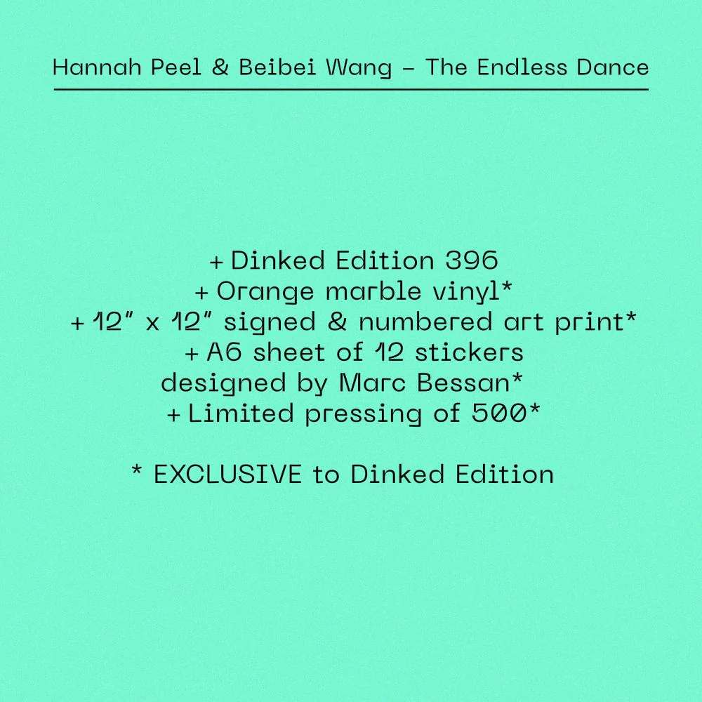 Hannah Peel & Beibei Wang The Endless Dance 2026 Ltd Dinked Edition #396 - Image 2