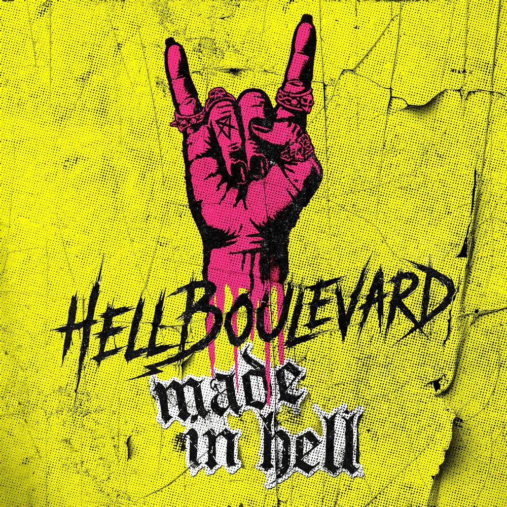 Hell Boulevard Made In Hell VInyl LP Neon Yellow with Pink Splatter Colour 2026