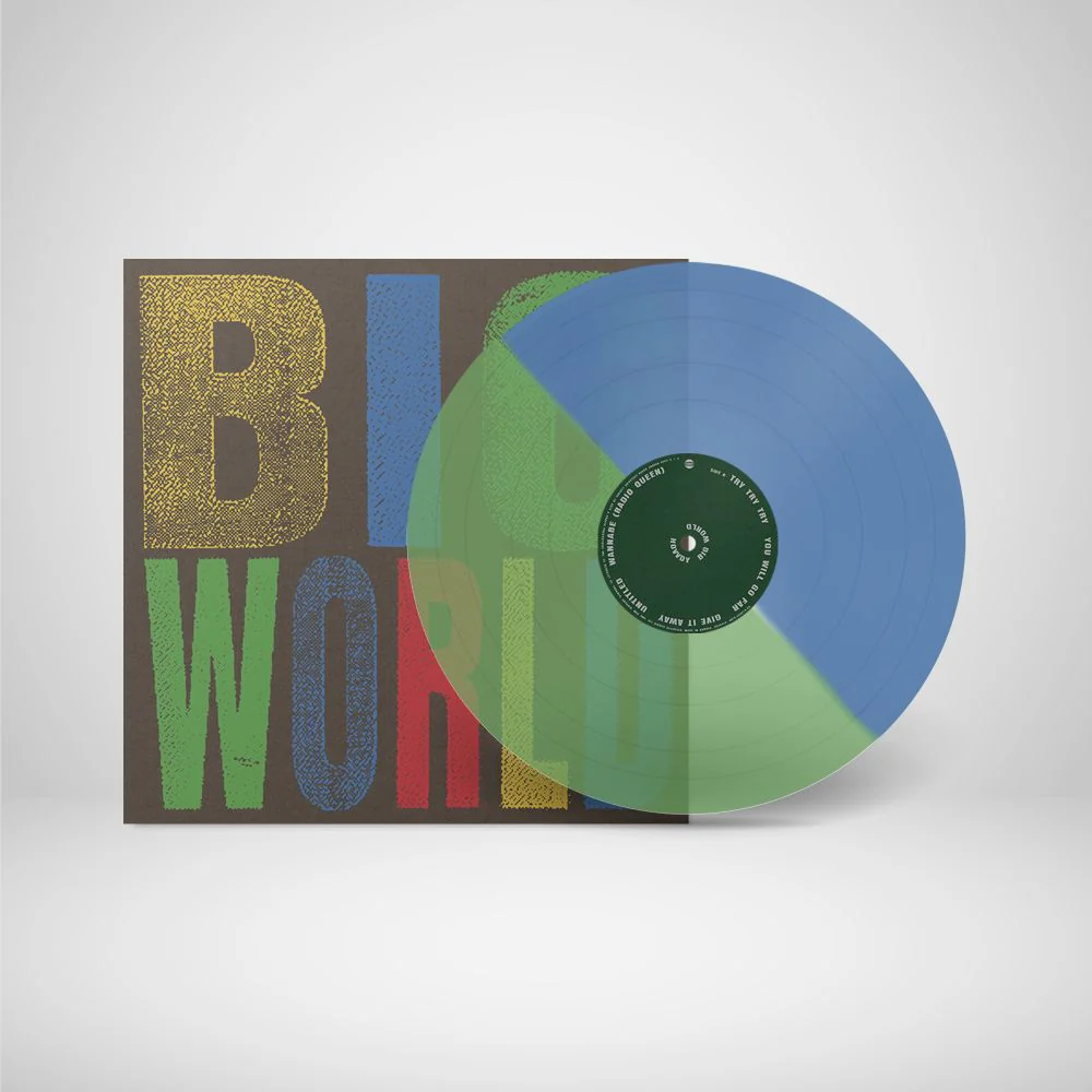 Hovvdy Big World Vinyl LP Transparent Green & Blue Split Colour Due Out 14/08/26