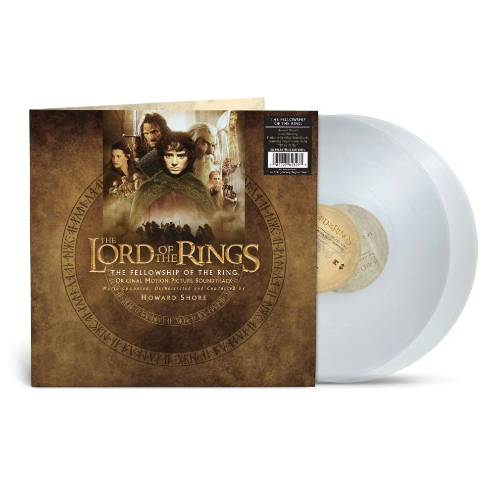 Howard Shore The Lord Of The Rings:The Fellowship Of The Ring Vinyl LP Palantir Clear Colour 2025