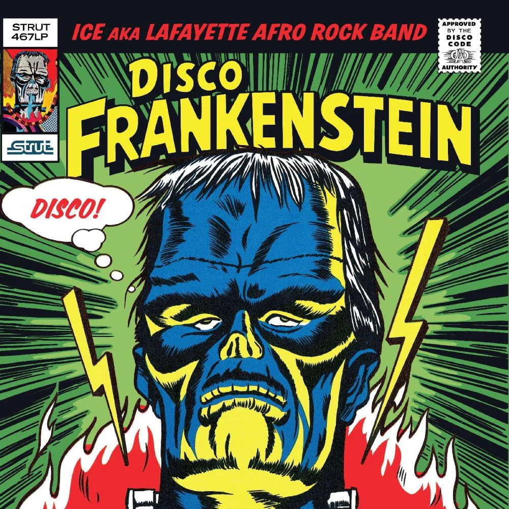 ICE (Lafayette Afro-Rock Band) Disco Frankenstein Vinyl LP Blood Stained Colour 2025