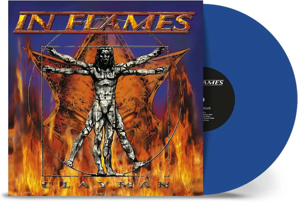 In Flames Clayman Vinyl LP Solid Blue Colour 2025