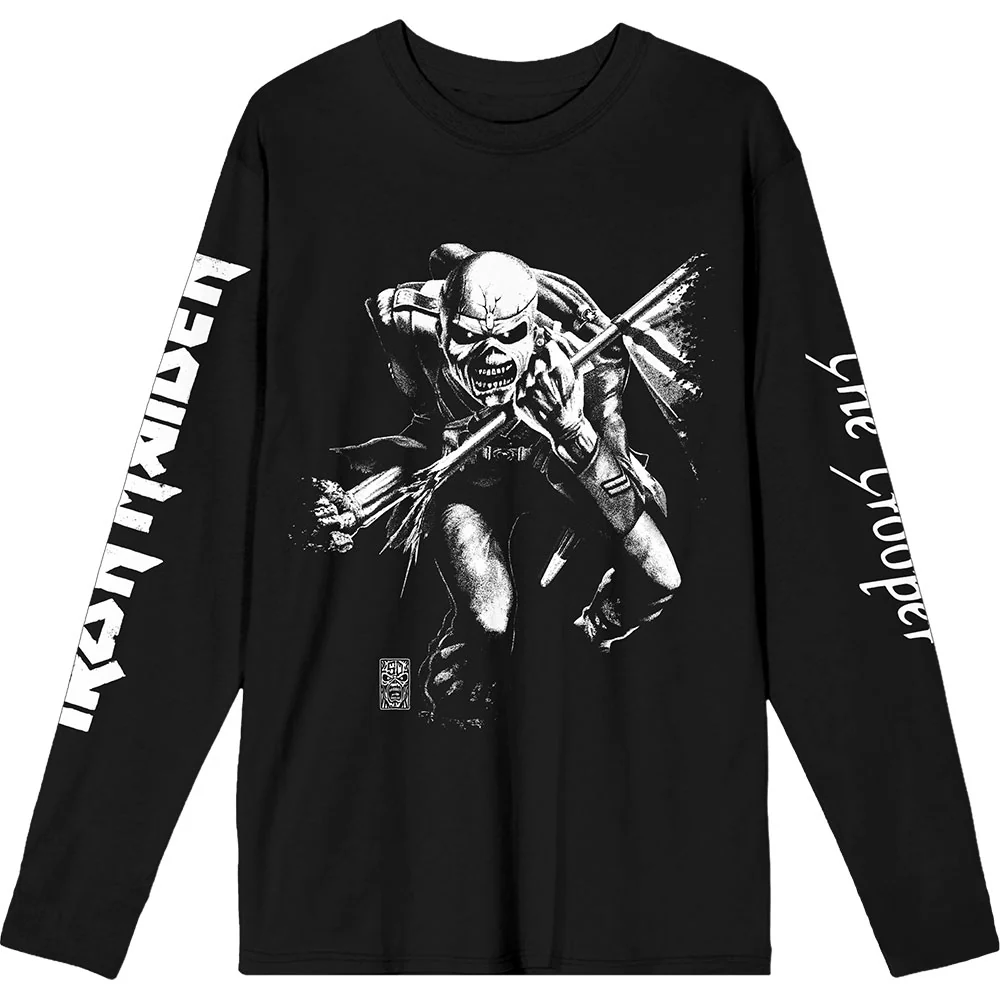 Iron Maiden 50 Trooper Isolated Black Large T-Shirt