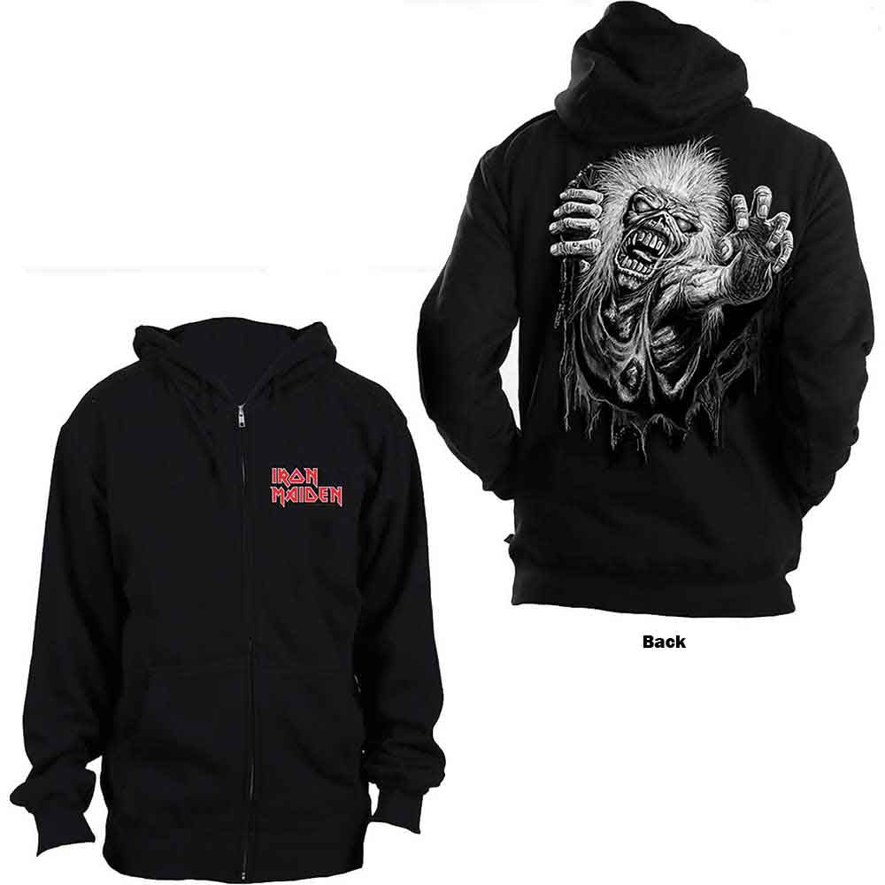 Iron Maiden No Prayer XX-Large Zipped Hoodie - Image 3
