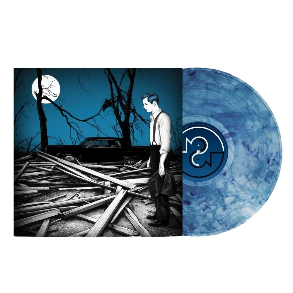 Jack White Fear Of The Dawn Vinyl LP Indies Astronomical Blue Colour Vinyl 2022 - Image 2