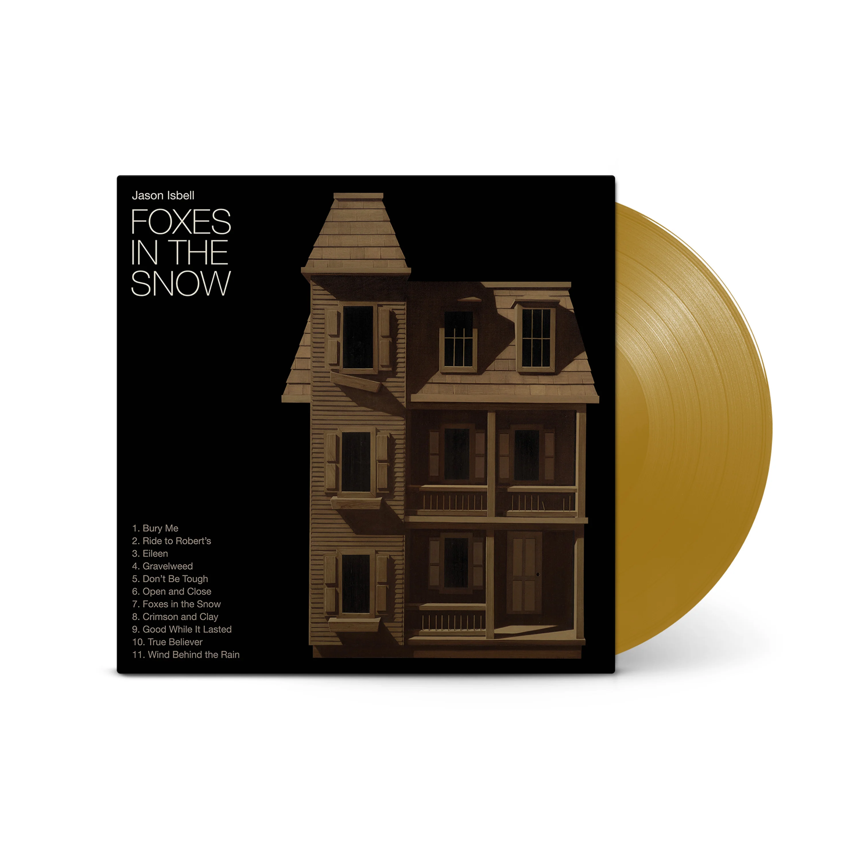 Jason Isbell Foxes in the Snow Vinyl LP Indies Metallic Gold Colour 2025 - Image 2