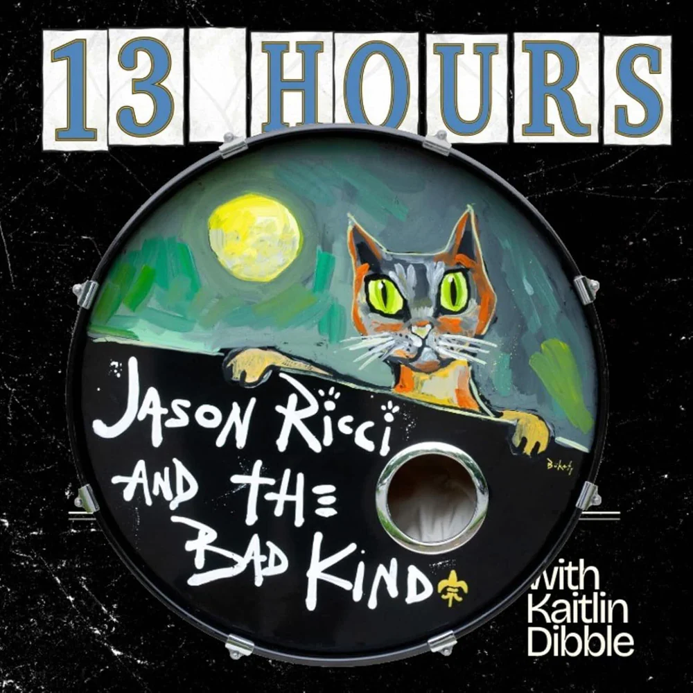 Jason Ricci & The Bad Kind - 13 Hours Vinyl LP White Marbled Colour Due Out 29/05/26