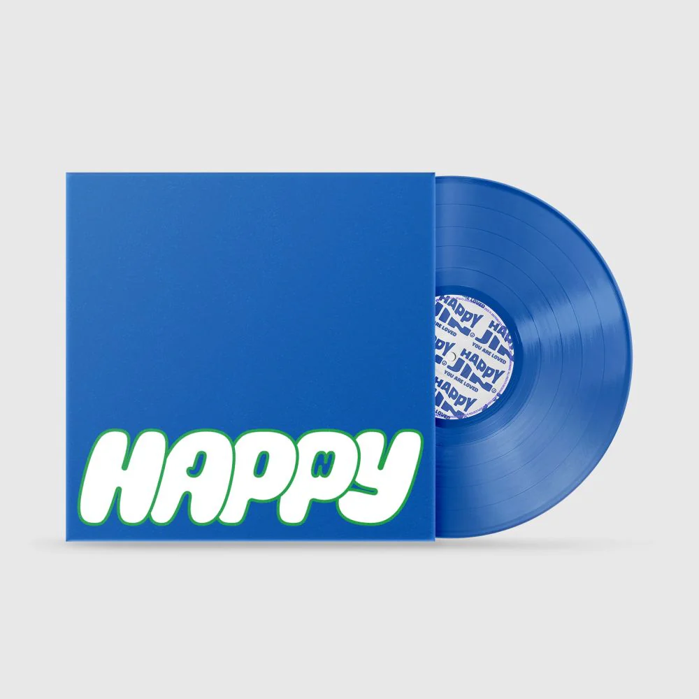 Jin Happy Vinyl LP Blue Colour 2025