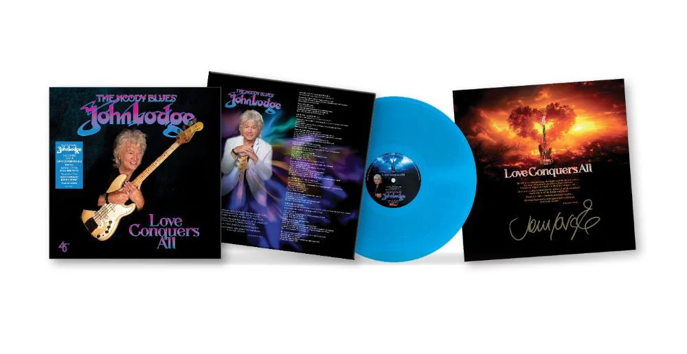 John Lodge Love Conquers All Vinyl LP Blue Colour 2025 - Image 2