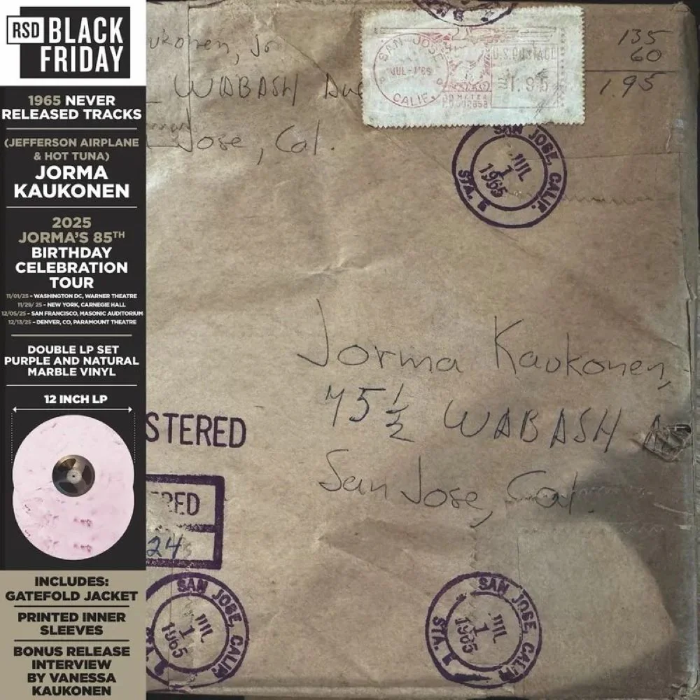 Jorma Kaukonen Wabash Avenue Vinyl LP Purple & Natural Marble Colour Black Friday 2025