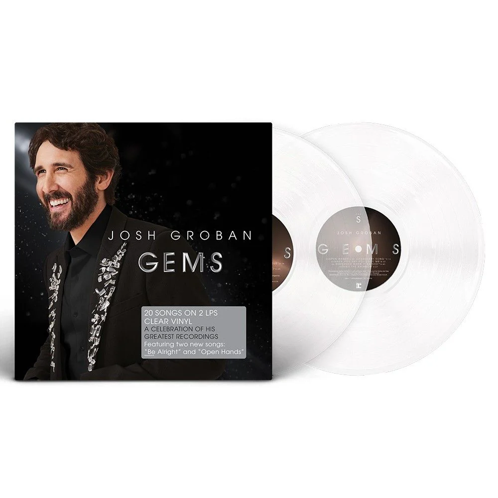 Josh Groban Gems Vinyl LP Crystal Clear Colour 2025