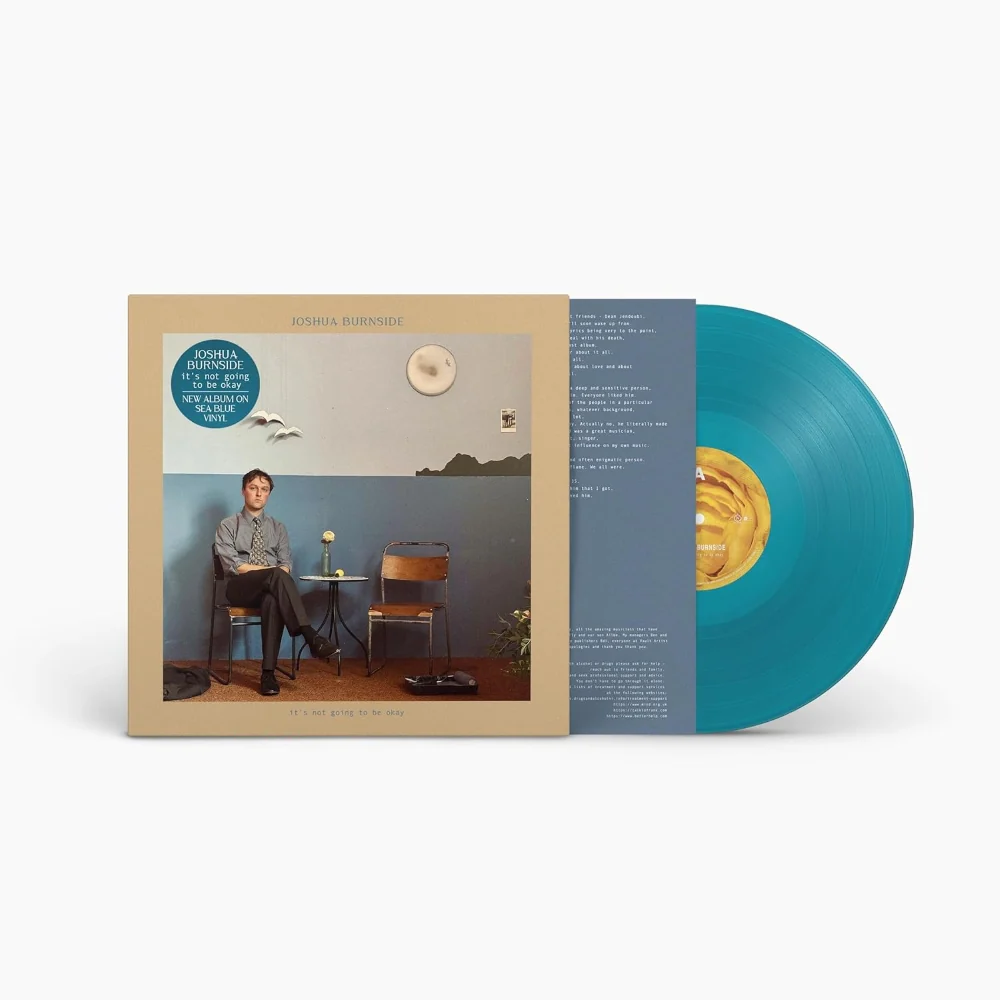 Joshua Burnside It's Not Going to be Okay Vinyl LP Sea Blue Colour Due Out 03/04/026