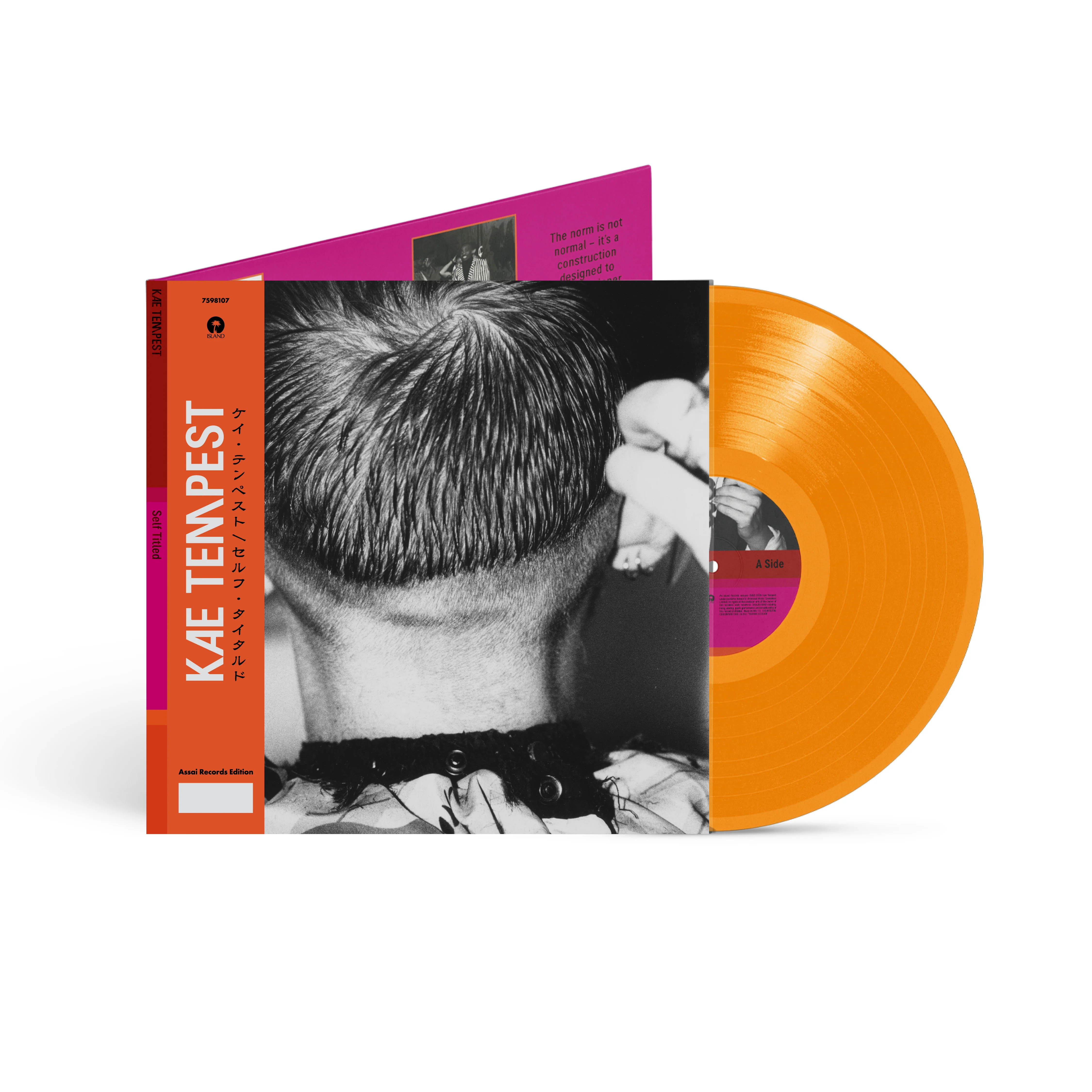 Kae Tempest Self Titled Vinyl LP Signed Assai Obi Edition Orange Colour 2025 - Image 2