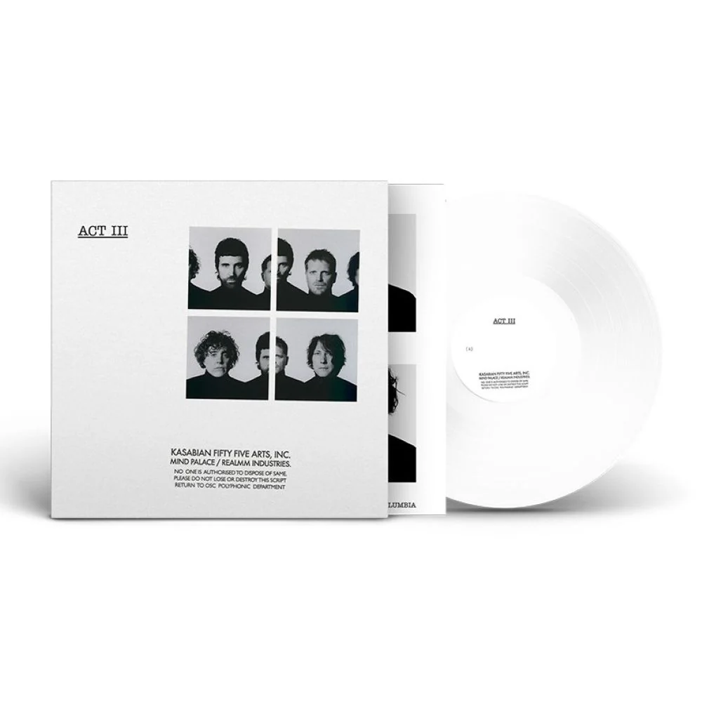 Kasabian ACT III Vinyl LP White Colour Due Out 17/07/26