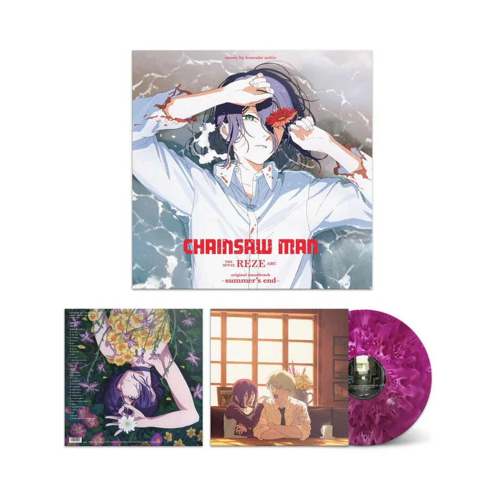 kensuke ushio CHAINSAW MAN THE MOVIE: REZE ARC summer's end Vinyl LP Purple Marble Colour Due Out 28/08/26 - Image 2