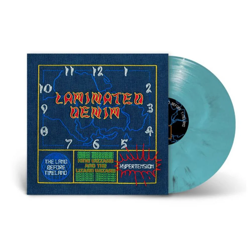 King Gizzard and the Lizard Wizard Laminated Denim Vinyl LP Lucky Rainbow Colour 2025