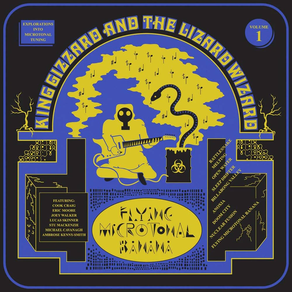 King Gizzard & The Lizard Wizard Flying Microtonal Banana Biovinyl Reissue Vinyl LP 2025
