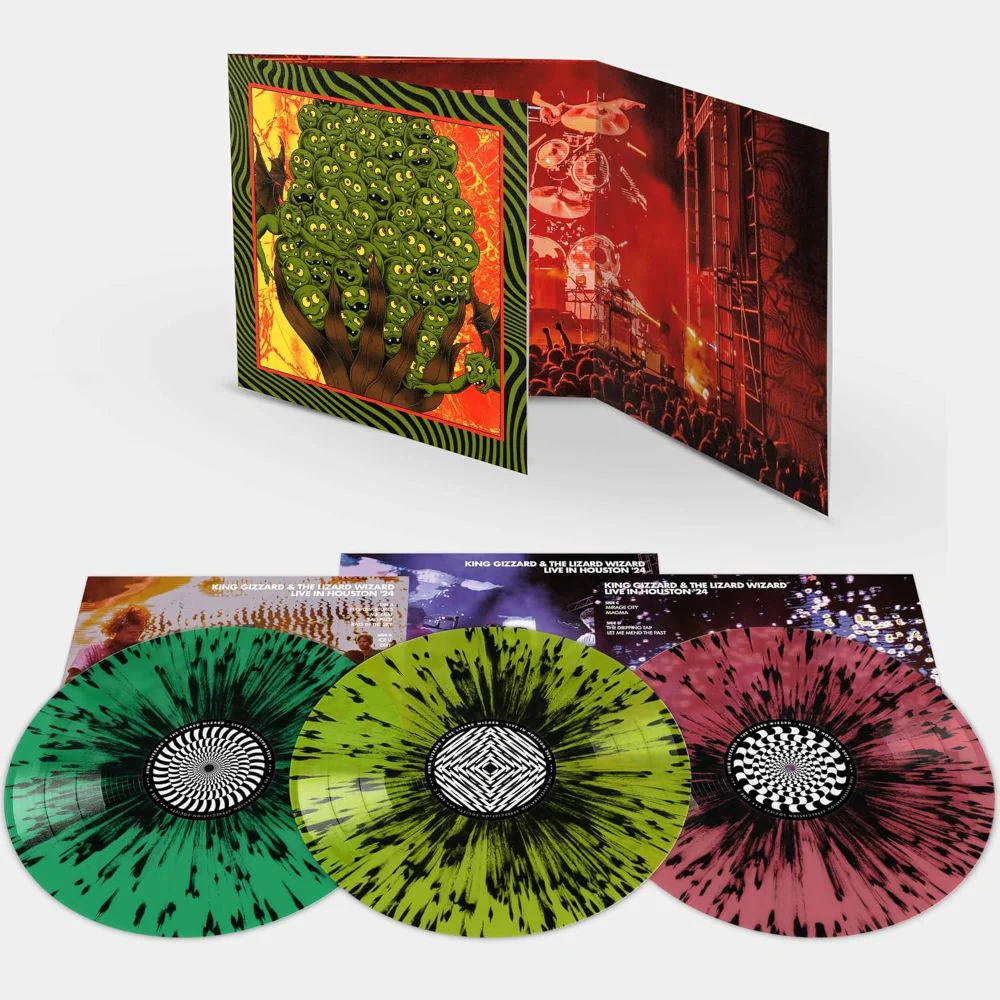 King Gizzard & The Lizard Wizard King Gizzard - Live in Houston '24 Vinyl LP Splatter Colour 2025