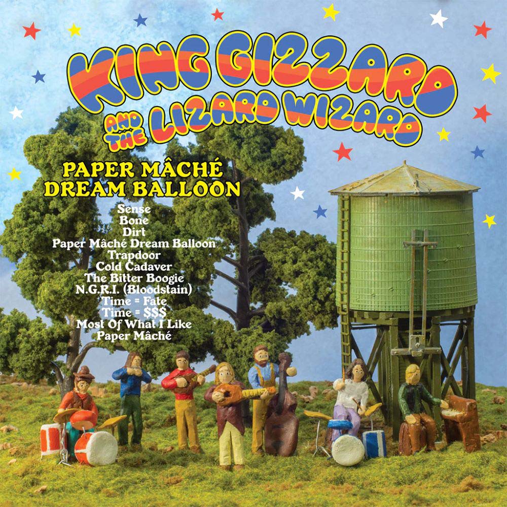 King Gizzard & The Lizard Wizard Paper Mâché Dream Balloon Vinyl LP Black Bio Colour 2025
