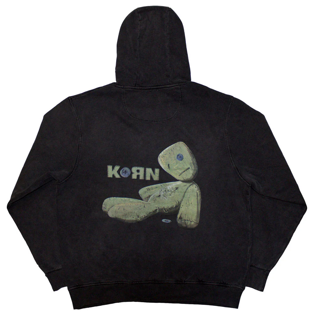 Korn Doll Issues Stone Wash Charcoal Grey XX-Large Hoodie - Image 2