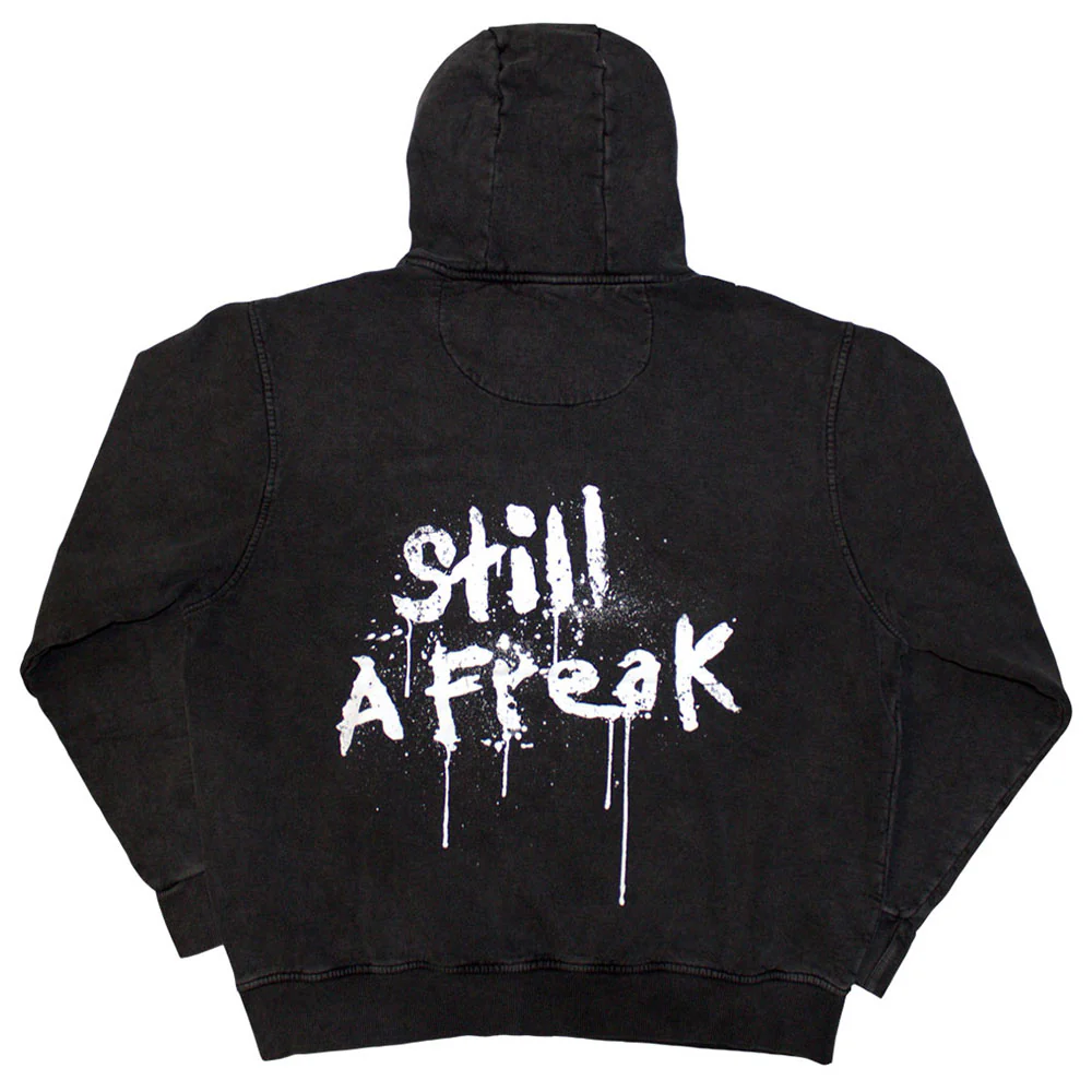 Korn Doll Still A Freak Stone Wash Charcoal Grey X-Large Hoodie - Image 2