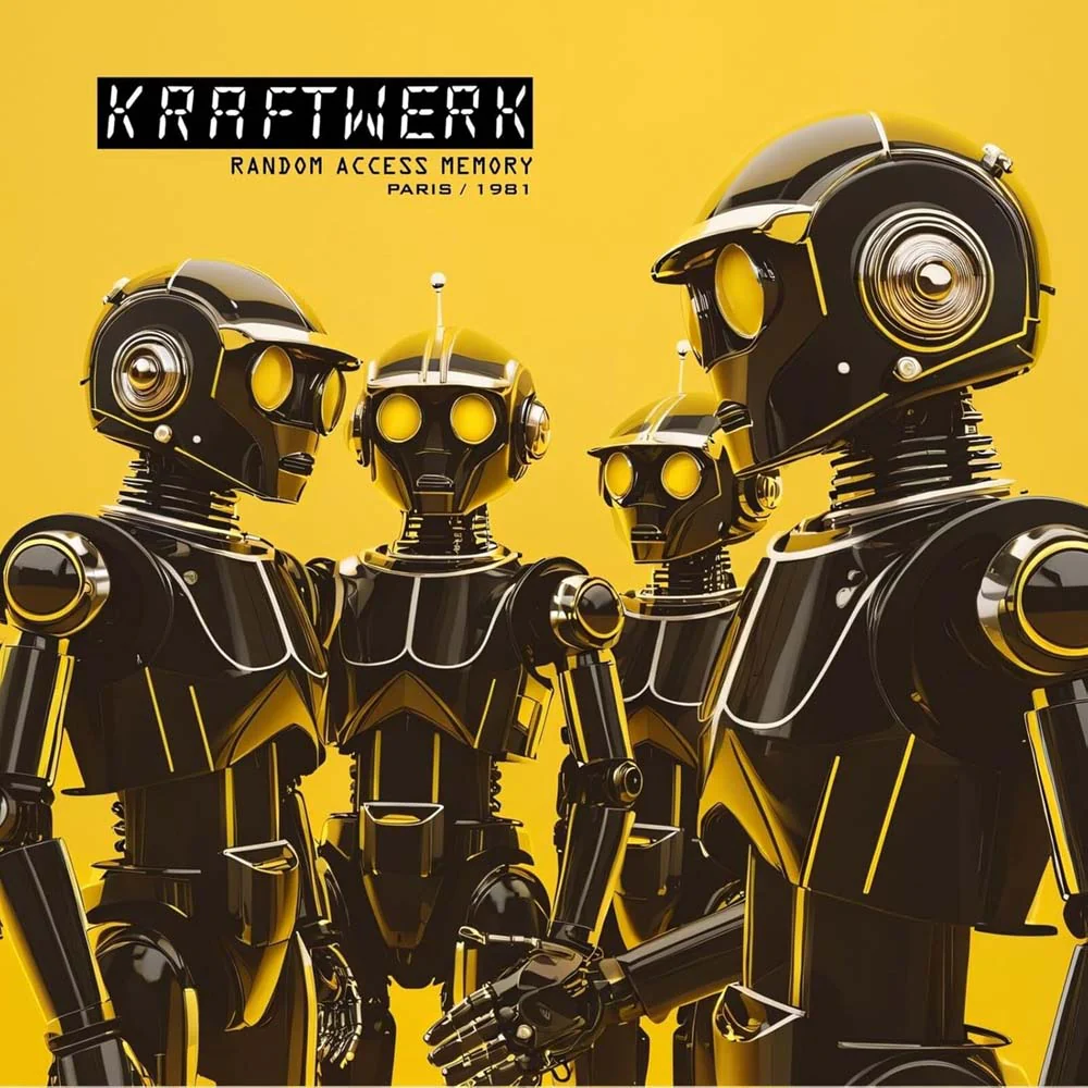 Kraftwerk Random Access Memory Vinyl LP Yellow Colour 2024