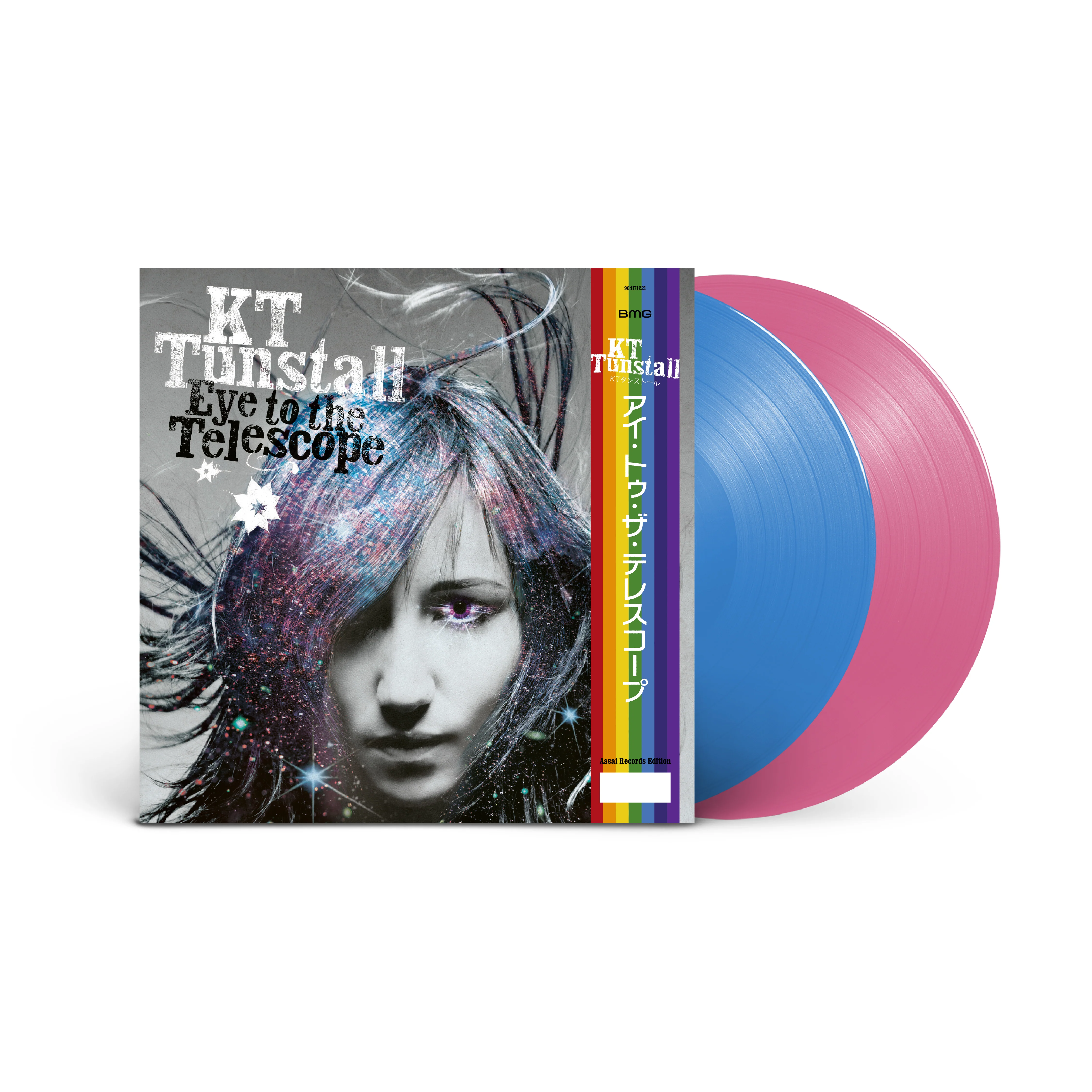 KT Tunstall Eye to the Telescope Vinyl LP Stargazer Signed Assai Obi Edition Blue & Pink Colour 2025 - Image 2