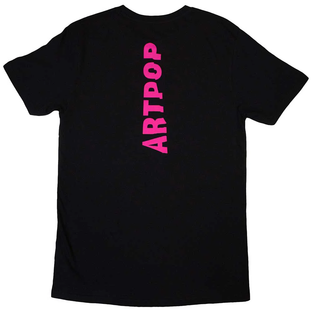 Lady Gaga Artpop Cover Black Medium T-Shirt - Image 2