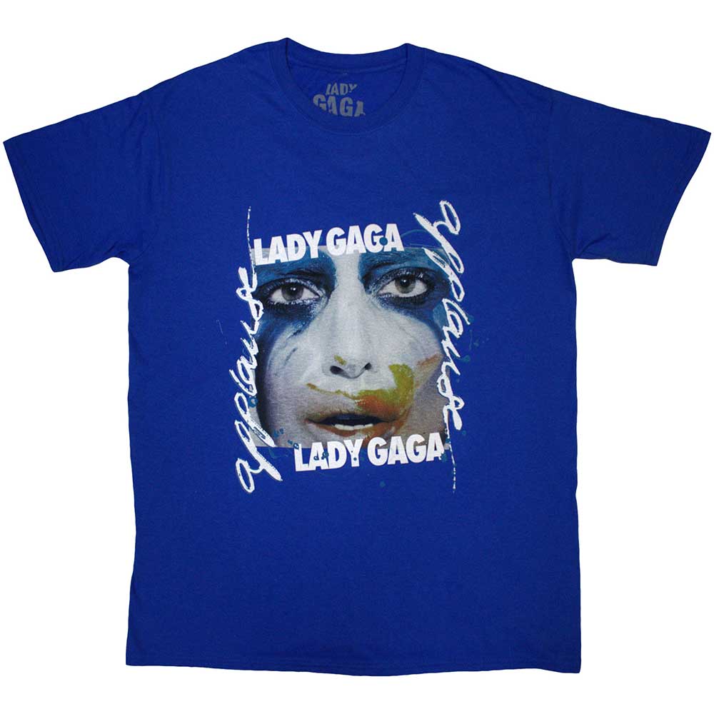 Lady Gaga Artpop Facepaint Blue Medium T-Shirt