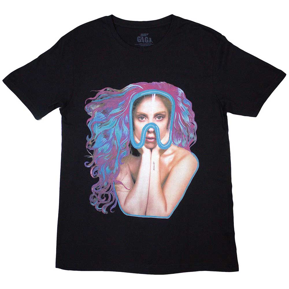 Lady Gaga Artpop Goggles Black X-Large T-Shirt