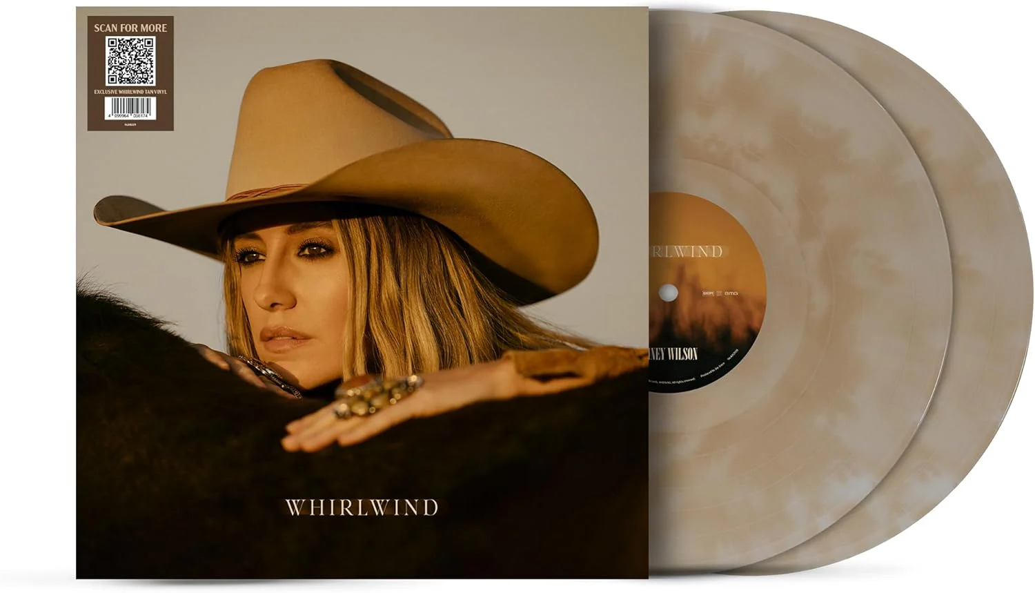 Lainey Wilson Whirlwind Vinyl LP Tan Colour 2024 - Image 2