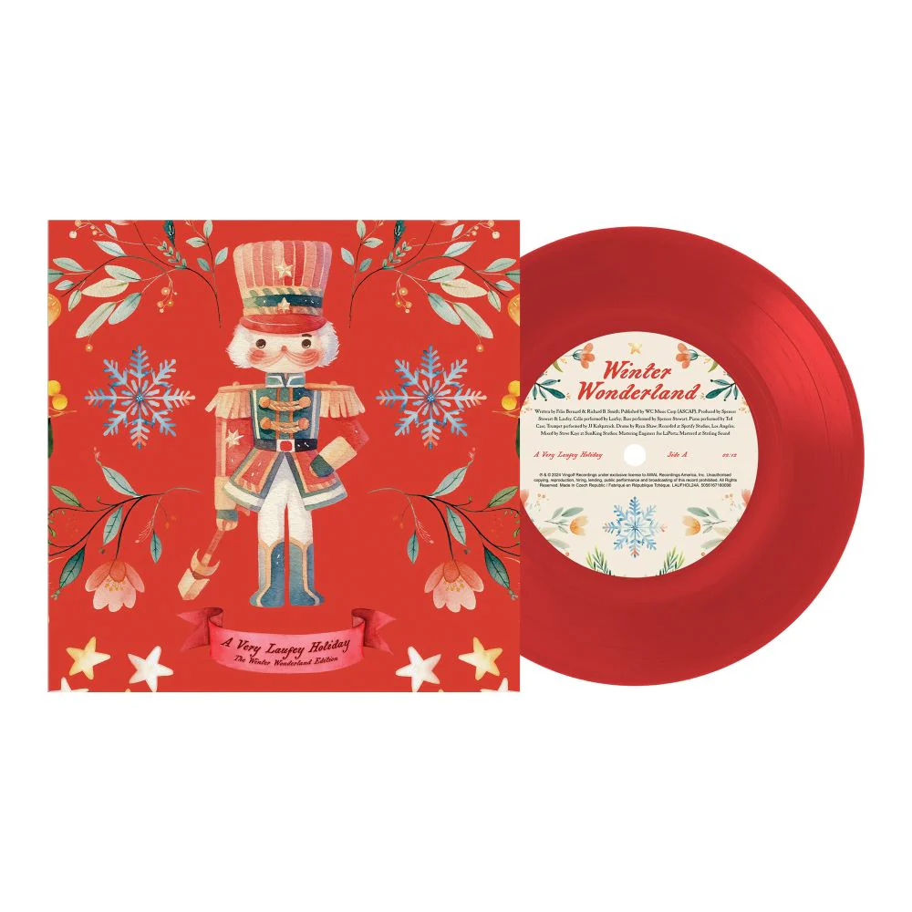 Laufey Winter Wonderland /Christmas Dreaming 7" Vinyl Single Red Colour 2024