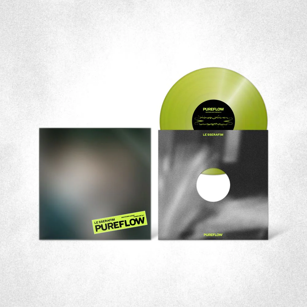 LE SSERAFIM 2nd Studio Album ‘PUREFLOW’ pt.1 Vinyl LP Electric Yellow Colour Due Out 29/05/26
