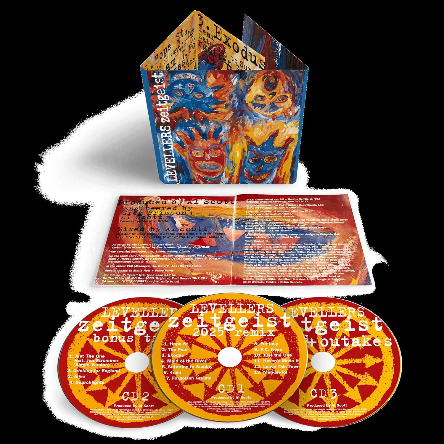 Levellers Zeitgeist (30th Anniversary) CD 2025 - Image 2