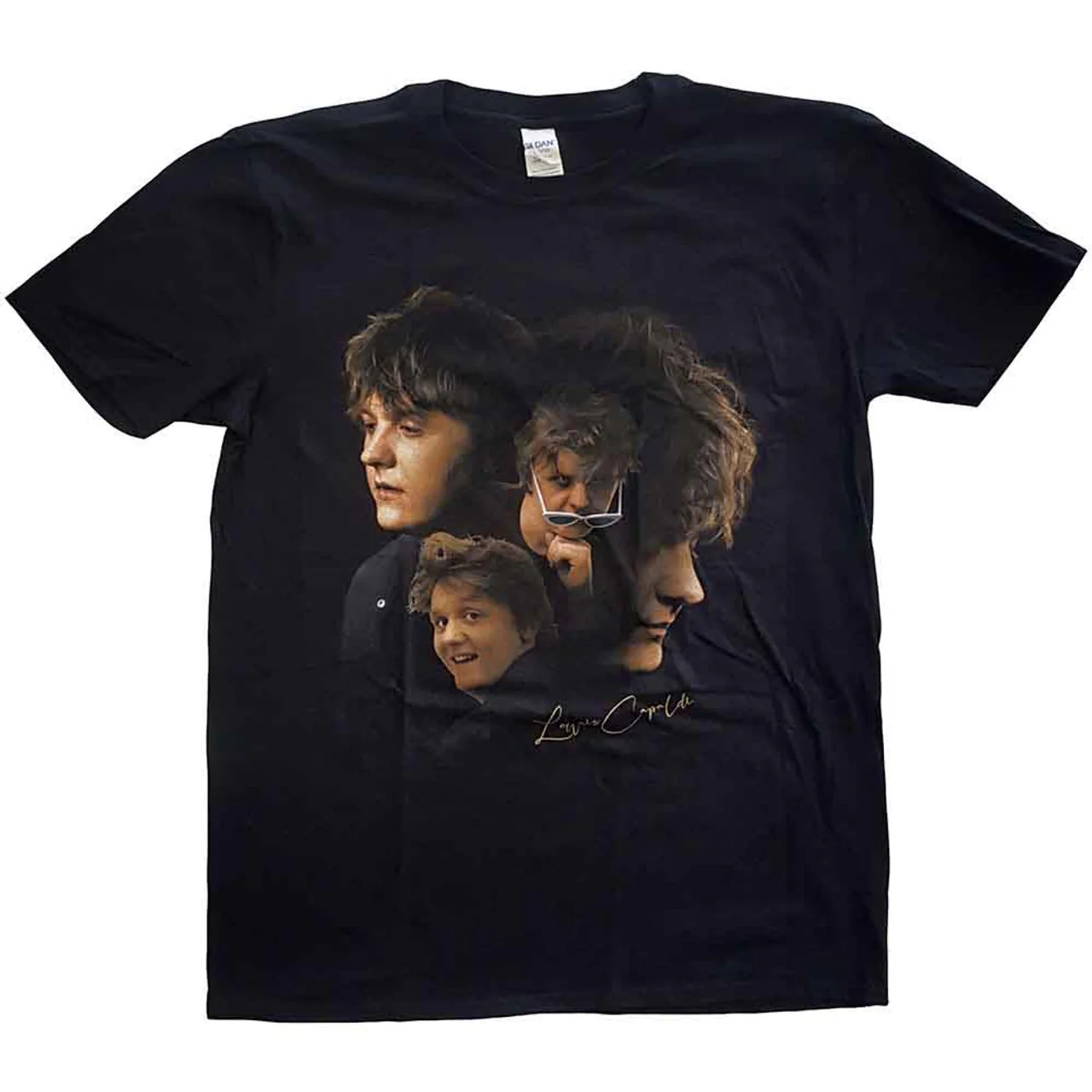 Lewis Capaldi Photo Montage Black Medium T-Shirt