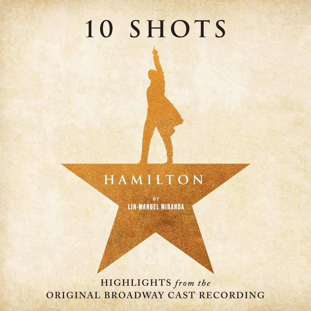 Hamilton 10 Shots: Highlights from the Original Broadway Cast Recording Vinyl LP Cabinet Battle Colour 2025 - Image 2
