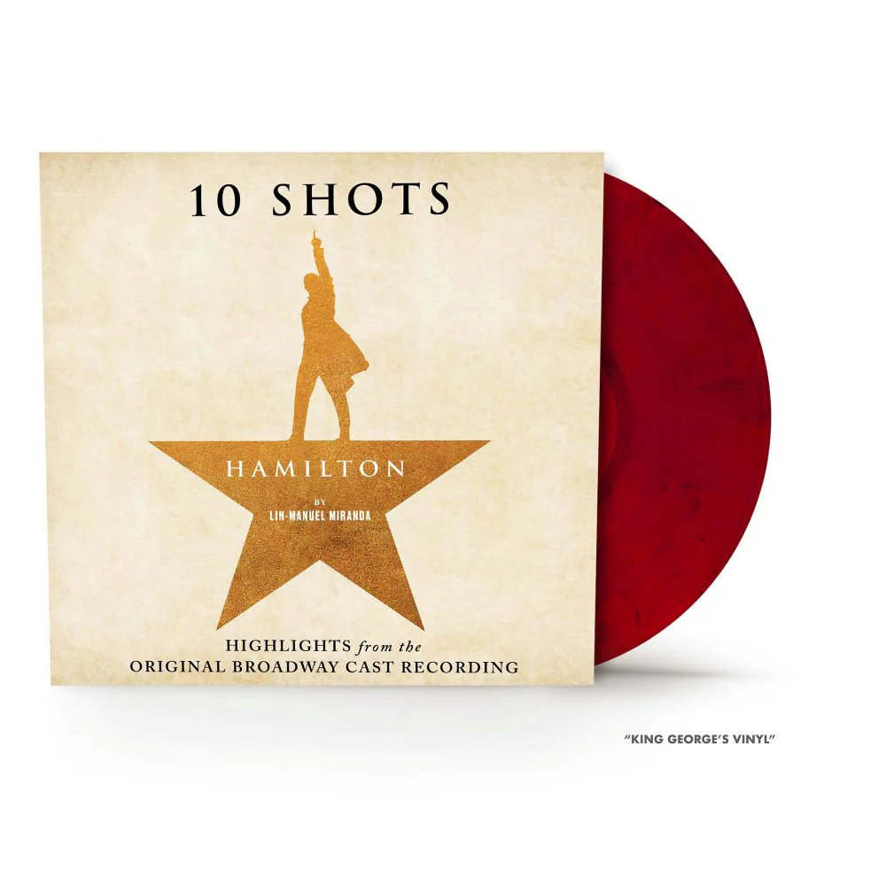 Hamilton 10 Shots: Highlights from the Original Broadway Cast Recording Vinyl LP King George's Colour 2025